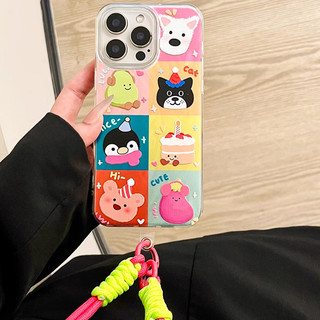 Vồng Lưới Dễ Thương Dây Xích Ốp điện thoại S25 Siêu Chống Sốc Cho Samsung s22 s22plus ultra Case Girly S23 S23Plus s23fe s24 s24plus s24ultra Ốp điện thoại