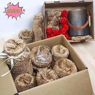 Giấy tổ ong PNPIA 30CMX5M, Giấy đóng gói đệm chống sốc, Giấy Kraft bảo vệ môi trường có thể phân hủy Cửa hàng đóng gói hoa