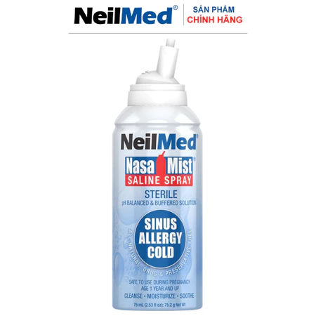 Bình Xịt Mũi Neilmed 75ml (Hàng Tách Set)