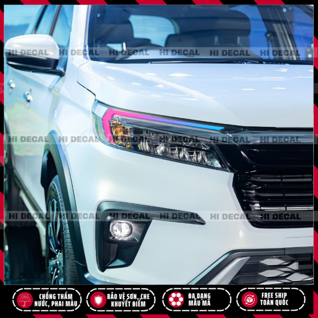 Tem decal dán đèn demi BRV 2022-2024 - tem đổi màu led honda Brv Tem trang trí cao cấp chống nước, bền màu, chịu nhiệt