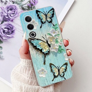 Ốp Mềm Cho OPPO A80 / A3 Pro 5G / K12x 5G CPH2667 Ốp Lưng Silicon Trái Tim Bướm Thời Trang Cho OPPO A3Pro 5G A 80 Ốp Lưng