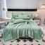 Bộ Chăn Ga Gối Phi Lụa Vân Chìm Màu Sắc Đơn Giản Nhưng Sang Trọng - MemMinbedding Luxury
