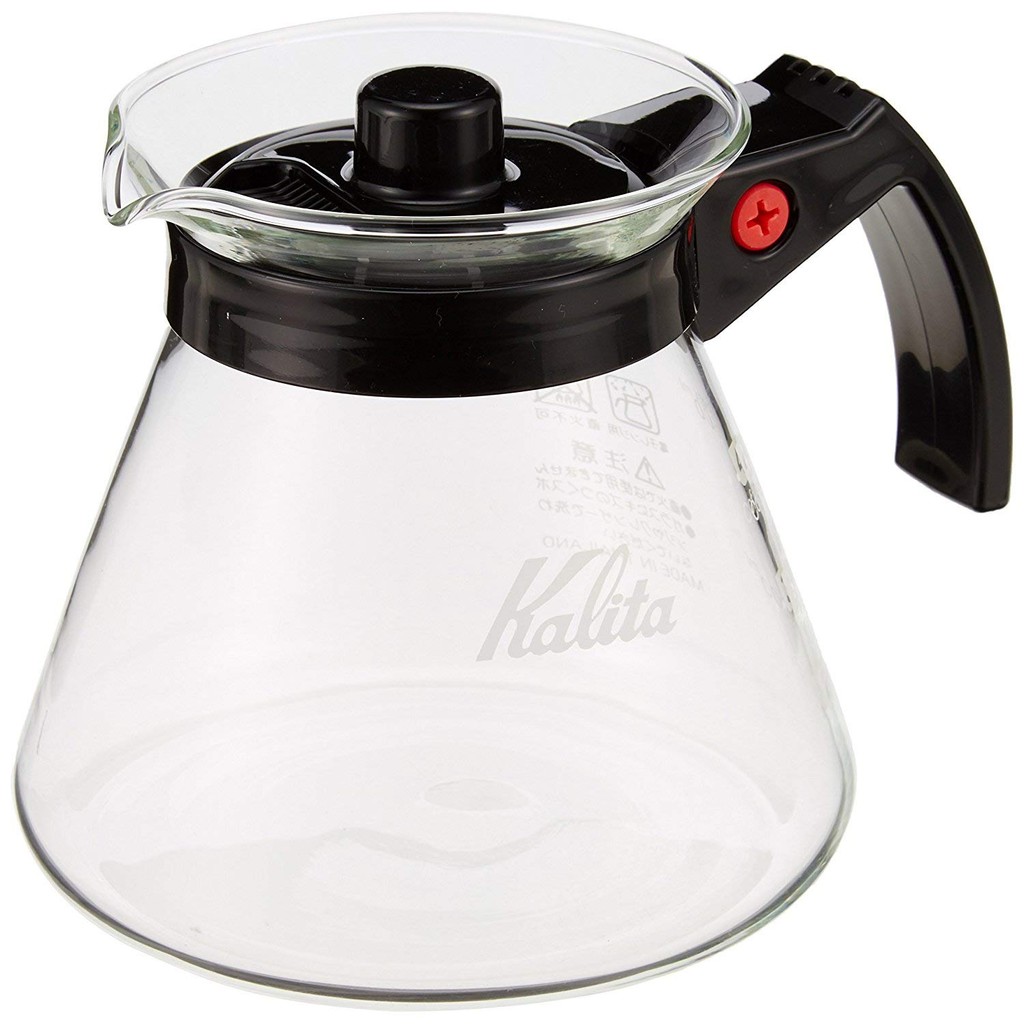 Kalita Coffee Drip Set with Three Holes for Fast Extraction, Bringing Out Only the Flavor Before Any Bitter Tastes. High Insulation Ceramic Dripper Set for 2-4 People, Model 102-Roto Set N. Stylish Drip Equipment for Camping, Outdoor Activities, Cafes, an