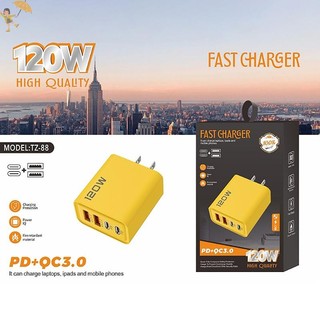 [GOU] Bộ sạc nhanh Type C 120W Sạc nhanh 3.0 Bộ sạc USB cho điện thoại PD Bộ sạc USB VN