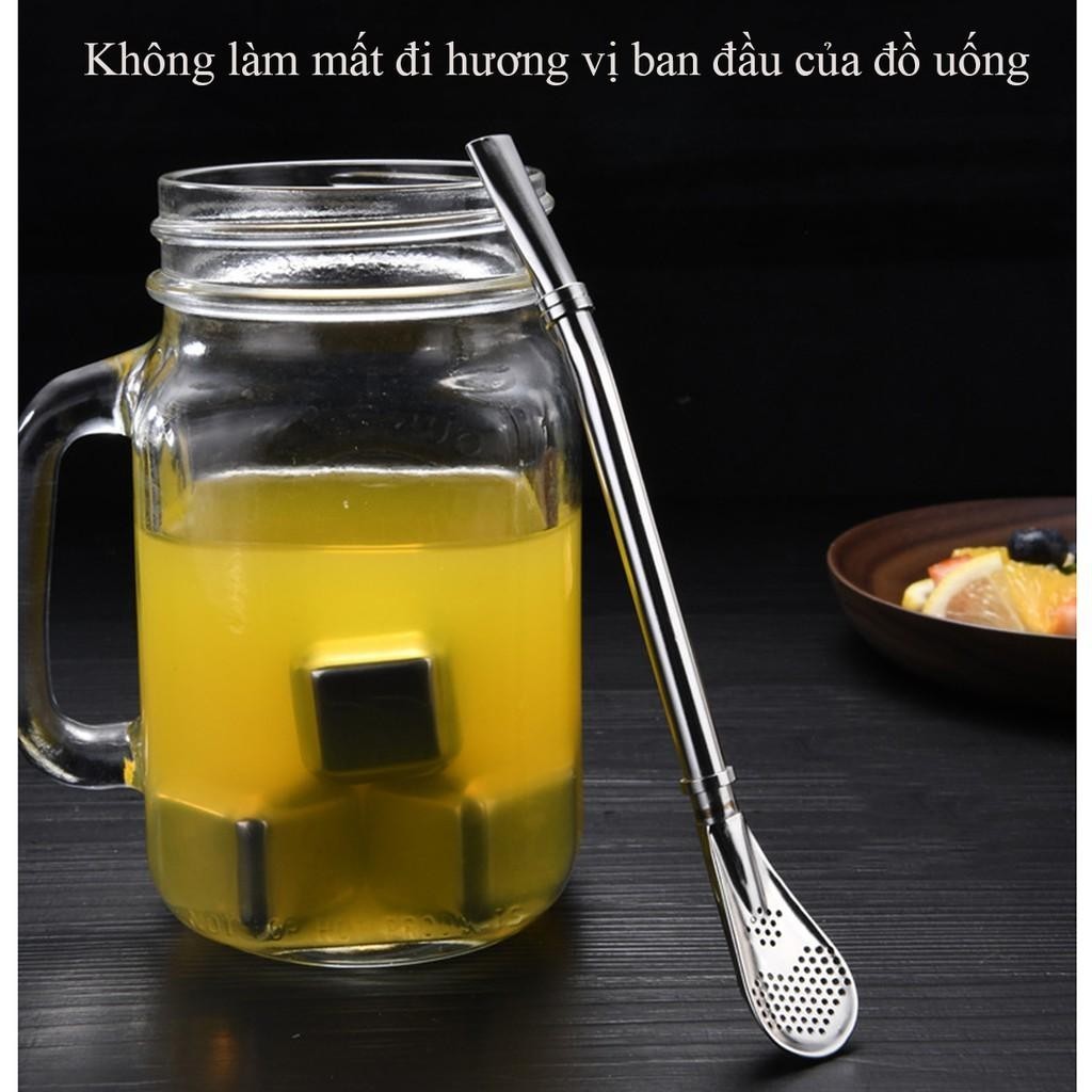 Đá Lạnh Vĩnh Cửu Không Tan Chất Liệu Inox 304 Giữ Lạnh Siêu Lâu Giữ Nguyên Vị Của Đồ Uống