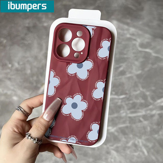 ibumpers Ốp Lưng iPhone Hoa Đơn Giản Họa Tiết Hàn Quốc Ốp Điện Thoại Silicon Mềm Chống Sốc Chống Bẩn Cho Iphone 16 15 14 12 13 11 Pro Max IP 7 8 Plus X XS XR