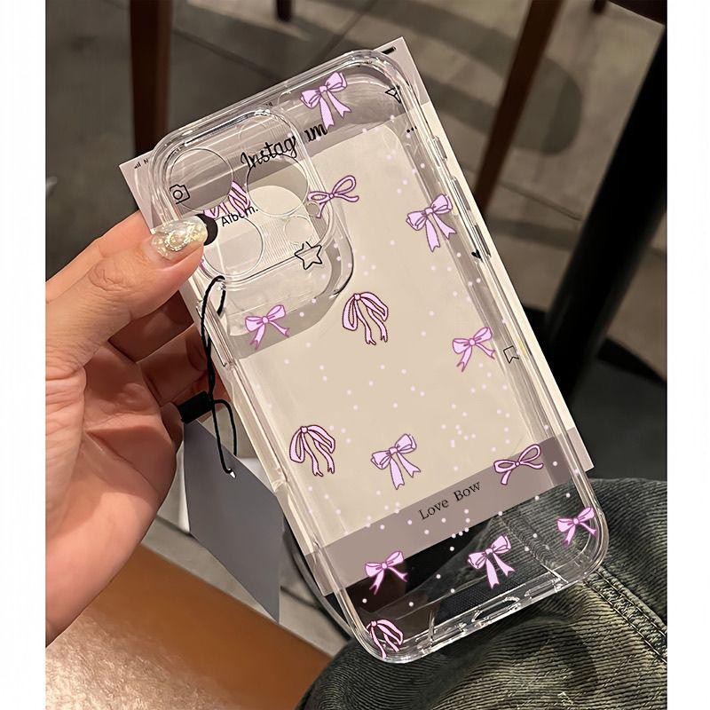Ốp Lưng Cho OPPO Reno 12 5G 11 12 10 Pro 5G 11F 12F 8T A3 Pro A3X Realme 9 Pro 5G Ốp Lưng Trong Suốt Nơ Hoa Cúc Hoa Cúc Mềm Silicone Camera Bảo Vệ Mắt Thiên Thần
