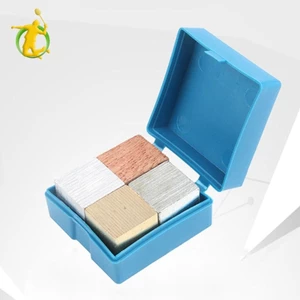 Bộ khối mật độ, sắt, gỗ, đồng, khối nhôm, công cụ giảng dạy học tập di động cho thí nghiệm khoa học trong phòng thí nghiệm