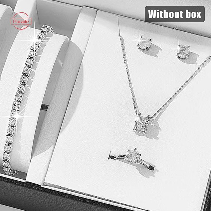 Diễu hành Nữ Nhẫn Vòng Cổ Bông Tai Vòng Tay Kim Cương Giả Nữ Trang Sức Bộ VN