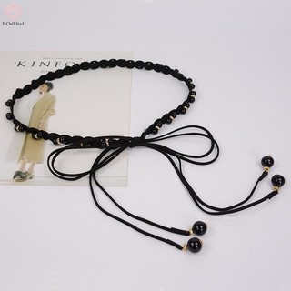 Thắt lưng ngọc trai nữ kim loại, dây xích mỏng trang trí, phụ kiện váy mới
