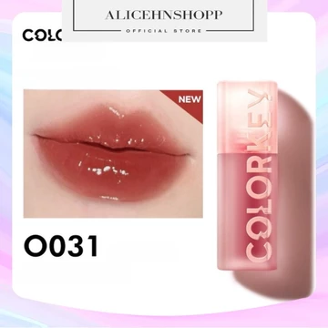 Son bóng có màu COLORKEY tráng gương giúp môi trông căng bóng WATERY LIP SERUM 3ml