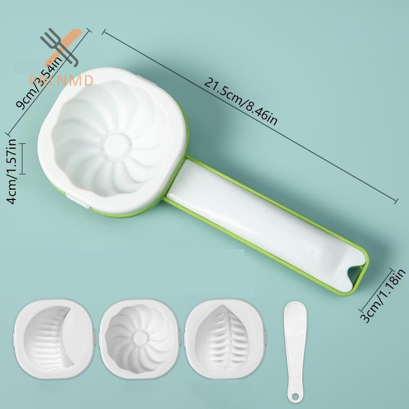 Rrlnmd 1 Máy Làm Baozi Trung Quốc Thực Phẩm ABS Baozi Khuôn Hấp Nhồi Bông Bun Làm Khuôn Tiện Ích Nhà Bếp Bánh Ngọt Bánh Hấp Bun Khuôn MỚI