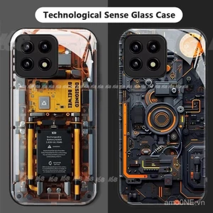 Xiaomi 14t Vỏ Xiaomi 14t Pro Vỏ bảng mạch pcba Glass chống sốc điện thoại trường hợp với máy ảnh bảo vệ cơ khí gió công nghệ xu hướng cảm giác điện thoại bìa cho chàng trai sinh viên