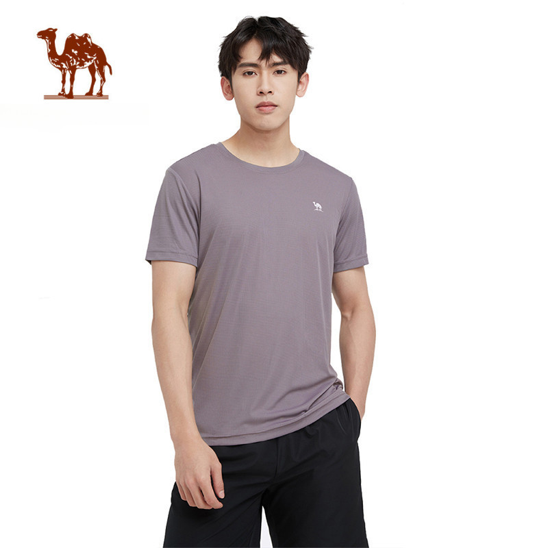 Ảnh Áo thun thể thao CAMEL CROWN ngắn tay thoáng khí chất lượng dành cho nam 1