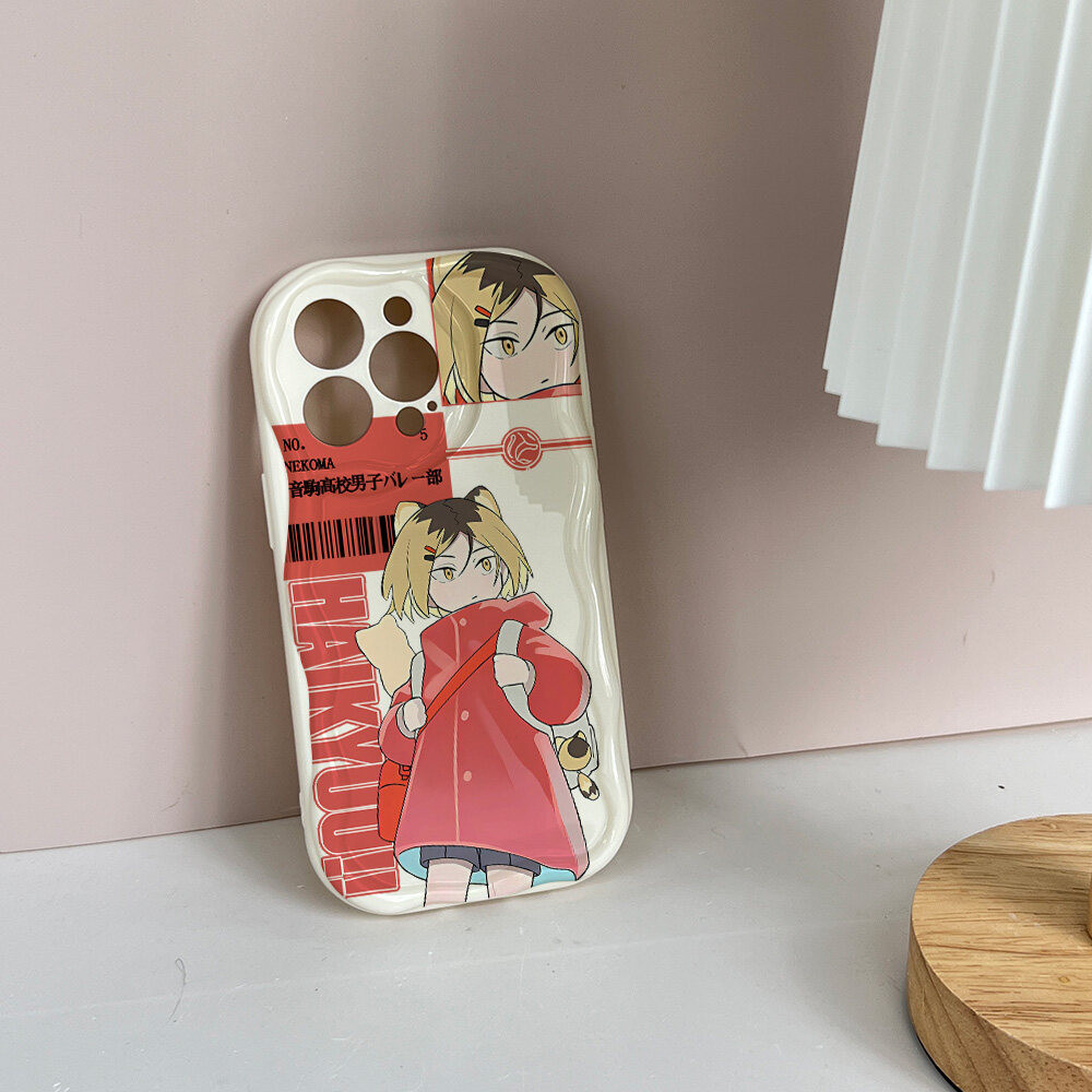 Ốp Điện Thoại Hoạt Hình Haikyuu Anime Dễ Thương Cho Samsung Galaxy A15 A55 A54 A35 A14 A23 A24 A34 A52 A53 A32 A13 A22 A25 A04 A04E A52S Vỏ 3D Sóng Cong Cạnh Bảo Vệ Camera