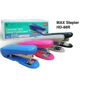 Bấm kim cong Max HD-88R Stapler, máy bấm kim dùng kim 2115 1/4-5M -