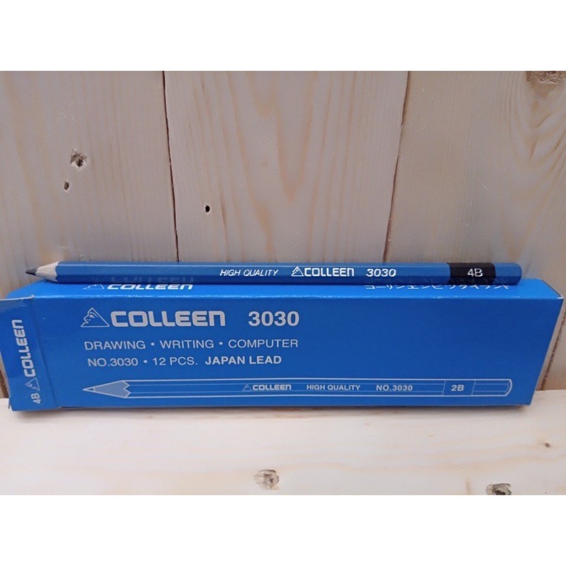 [ BÁN 5 CÂY ] Bút chì gỗ, bút chì chuốt thương hiệu Nhật Bản Colleen 3030.
