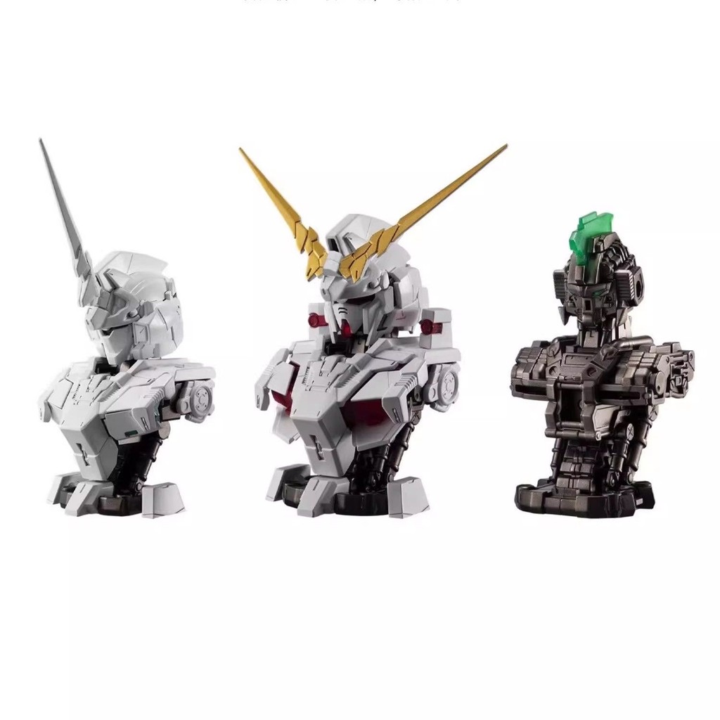 [BTF] Còn hàng BANDAI Gacha Unicorn Gundunda Bust UC Chế độ hủy diệt MS Mechanical Bust GT73