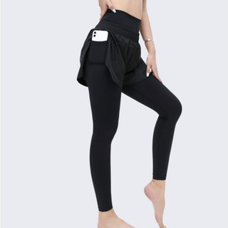 Quần Legging Tập Gym Nữ Cao Cấp, 2 Lớp Có Túi, Dành Cho Yoga, Zumba, Thể Dục Chạy Bộ