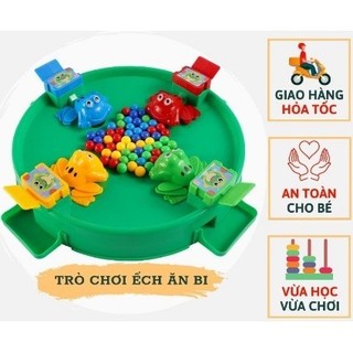 Đồ Chơi Ếch Ăn Bi, Ăn Kẹo Vui Nhộn Có Sẵn 24 Viên Bi – Chơi 2-4 Người Với 4 Con Ếch Giải Trí Gắn Kết Cả Gia Đình- POPIKI