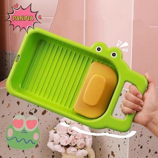 [PNPIA] Washboard Hộ Gia Đình Hoạt Hình Con Lăn Cá Sấu Ký Túc Xá Rửa Tay Quần Lót Đa Năng Chống Trơn Trượt Bàn Giặt Boutique