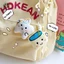 Nhà vệ sinh vui nhộn Móc khóa sang trọng Phim hoạt hình Răng cuộn giấy Poop Búp bê nhồi bông Mặt dây chuyền Vòng chìa khóa ô tô Ba lô Túi trang trí quà tặng trẻ em EMKK