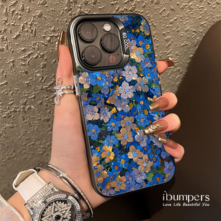 Ibumpers Ốp Điện Thoại Họa Tiết Hoa Tuyệt Đẹp Cho Iphone 16 15 14 13 12 11 Pro Max IMD Cứng Cao Cấp Chống Sốc Ốp Lưng
