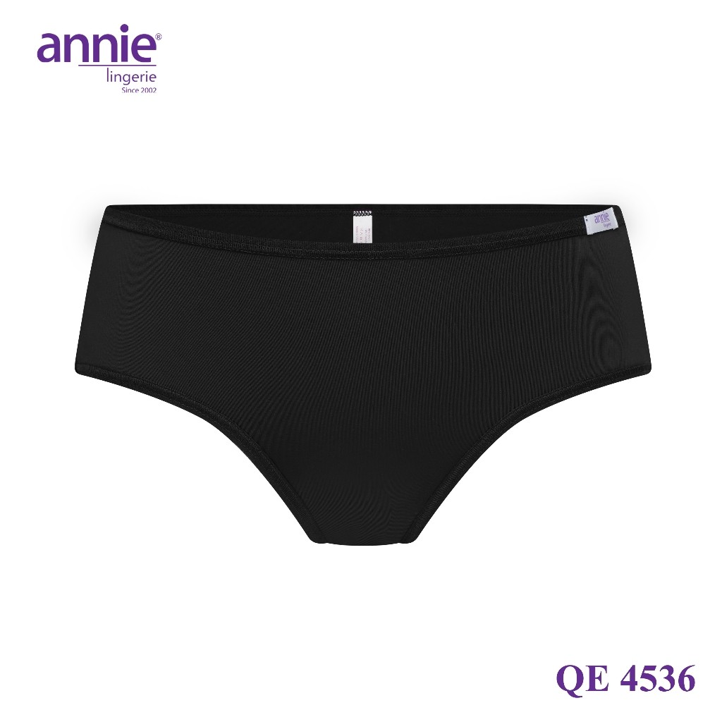 Quần lót nữ trơn thun lạnh, lưng cao, form lớn signature annie 4536 ôm sát cơ thể,mềm mịn,thoáng mát