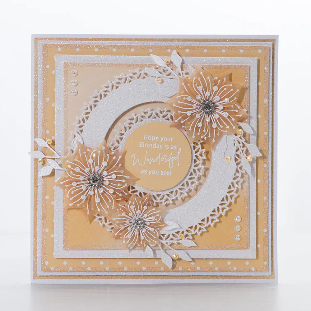 Khuôn cắt DIY scrapbook viền ren bằng thép carbon  Khuôn dập cắt, ép hoa văn trang trí nghệ thuật giấy