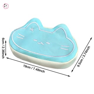Túi Đựng Bút Chì Dễ Thương Túi Trang Điểm Hoạt Hình Mèo Thiết Kế Di Động Túi Bảo Quản Du Lịch Thích Hợp Cho Bé Gái Học Sinh Quà Tặng