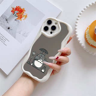 [Beecover] Ốp Gương Họa Tiết Kem Totoro Dễ Thương Cho IPHONE 16 16E 15 14 13 12 11 PRO MAX X XS XR XSMAX 7 8 6S 5 5S 12MINI 13 MINI + Plus SE 2020 / 2022 Vỏ NYJM