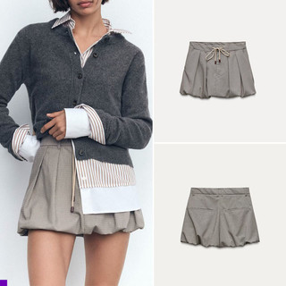 Chân váy Zara made in Morocco xếp ly bo chun