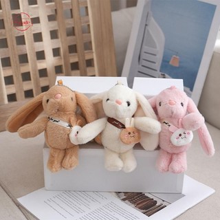 Cuộc diễu hành Sáng Tạo Hoạt Hình Dài Tai Móc Khóa Thời Trang Móc Khóa Mặt Dây Chuyền Dễ Thương Schoolbag Trang Trí Phụ Kiện Quà Tặng VN