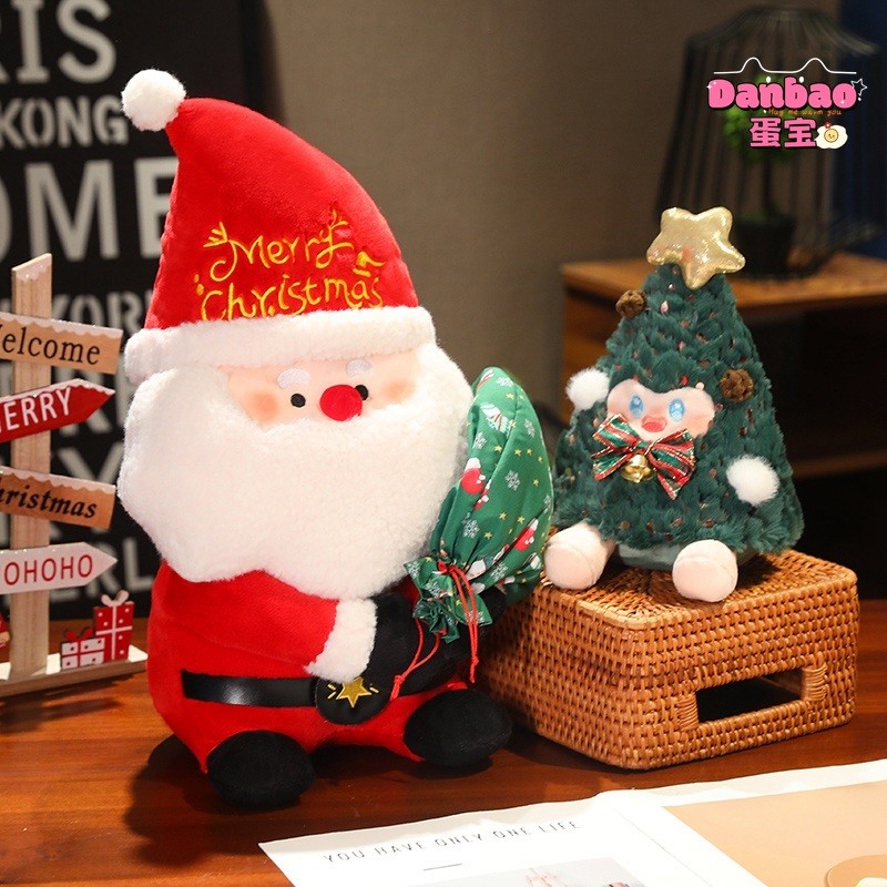Quà Tặng Giáng Sinh Series Sang Trọng Đồ Chơi Dễ Thương Ông Già Noel Búp Bê Cây Giáng Sinh Túi Quà Tặng Quà Tặng Cho Trẻ Em Ngày Lễ Quà Tặng Danbao Đồ Chơi
