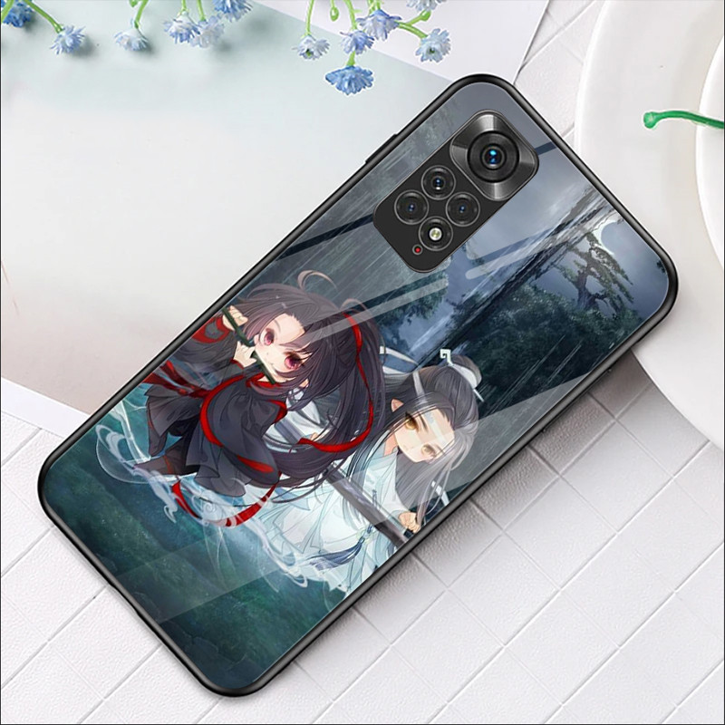 Ốp điện thoại kính cường lực Lan Zhan Wuxian chưa được thuần hóa cho Xiaomi Redmi Note 13 pro plus 12 4G 11 10 5G 9