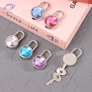 HFTOY 1 Bộ Khóa Hình Tròn Màu Khóa Phần Cứng Có Khóa Chìa Khóa Cho Hành Lý Du Lịch Cưới Hộp Trang Sức Nhật Ký Vali Sách ~