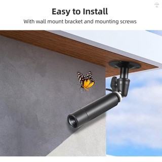Hilivn) Camera quan sát Mini 1080P Camera an ninh có dây Camera giám sát trong nhà Ống kính 3.6mm Góc rộng 2MP cho DVR giám sát tương tự có giá đỡ gắn tường, hệ thống PAL