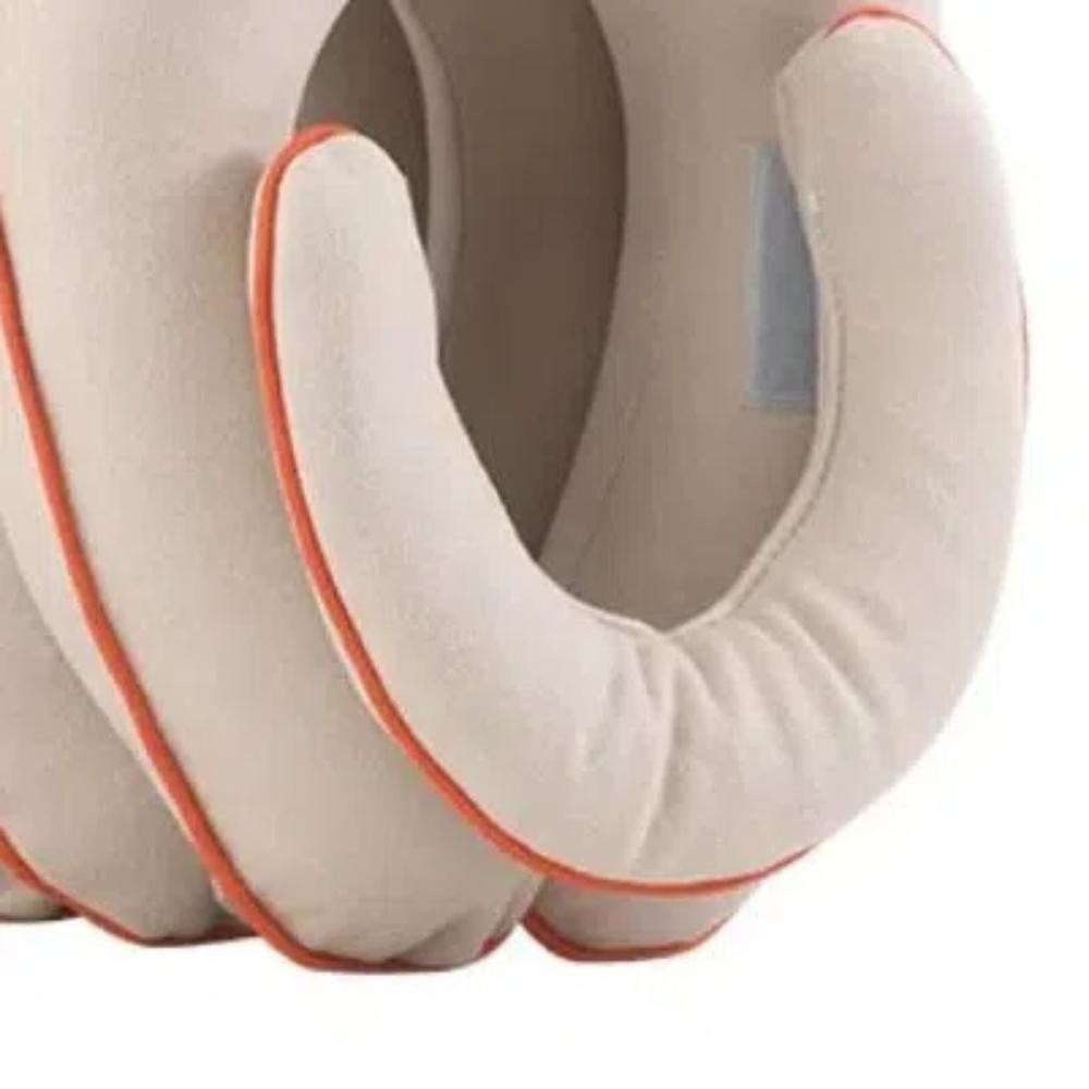 JSJJING Thiết bị kéo cổ tử cung, Gối massage cổ 4 lớp có thể điều chỉnh, Massage chỉnh hình di động Hỗ trợ cổ bơm hơi Gối cổ chữ U cho xương sống