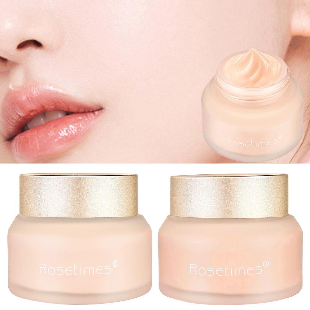 Learnever 30g Kem Nền Mềm Mịn Chống Thấm Nước Chống Mồ Hôi Kem Dưỡng Ẩm Nền Che Phủ Trang Điểm O4k3