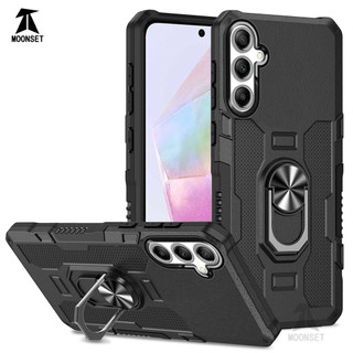 Dành Cho Samsung A35 5G Ốp điện thoại PC Cứng Lưng Mềm TPU Edge Bảo Vệ Camera Nhẫn Giá Đỡ Chân Đế Chống Sốc Mỏng Bao Da