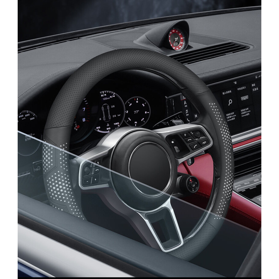 Bọc Vô Lăng Siêu Mỏng Ô Tô, Da Siêu Mỏng Chống Trơn Trượt Và Hút Mồ Hôi Cho Xe Lexus rx 570 RX300 LX570 RX350 LX470 IS NX Vỏ Vô Lăng Đa Năng Ô Tô Chất Lượng Cao
