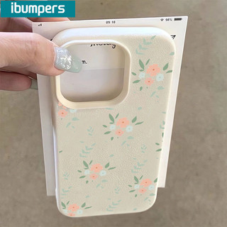 ibumpers Ốp Lưng iPhone Hàn Quốc Đơn Giản Hoa Họa Tiết Da Ốp Điện Thoại Dày Dặn Silicon Mềm Chống Sốc Chống Bẩn Cho Iphone 16 15 14 12 13 11 Pro Max IP 7 8 Plus X XS XR