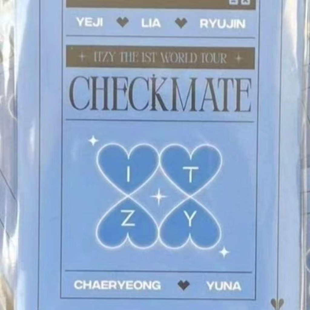Thẻ giao dịch ITZY Checkmate World Tour Photocard