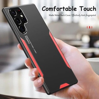 Ốp Hợp Kim Nhôm Cho Samsung Galaxy S24 S23 S22 S21 S20 FE S10 Note 20 Ultra 10 Plus A55 A53 A72 A52 A71 A51 Khung Bao