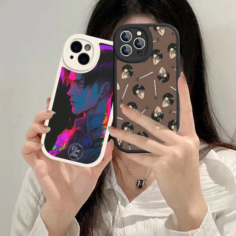 TP-1 Levi Ackerman Attack On Titan Ốp Điện Thoại Da Cứng Cho IPhone 16 17.15 14 13 12 Mini 11 14 Pro Max Xs X Xr 7 8 Plus