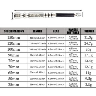 Jojo Nâng cấp K5 Crossing Bits Dụng cụ cầm tay Tua vít Bit Precisions Tua vít Bộ tuốc nơ vít đa chức năng