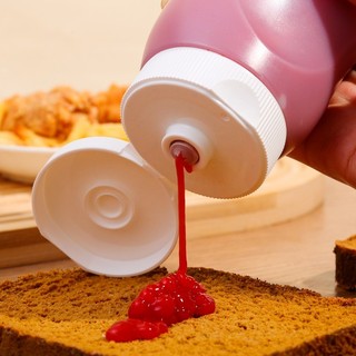 Chai Bóp Nước Sốt - Hộp Đựng Salad Chống Rò Rỉ - Hộp Gia Vị Sốt Cà Chua Nhà Bếp Có Nắp