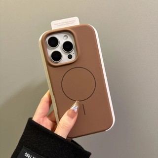 Ốp điện thoại silicon từ tính lỏng tiên tiến cho iPhone16 Pro Max 15 14 13 12 Pro Max bảo vệ camera chống sốc chống rơi mặt sau mềm