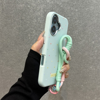 Màu Sắc Sang Trọng Nhỏ Tình Yêu Da Họa Tiết Ốp lưng iPhone16 15 14 13 Pro Max Chống Sốc Mạ Điện Khung Ảnh Bảo Vệ Chống Rơi Ốp Lưng Cứng