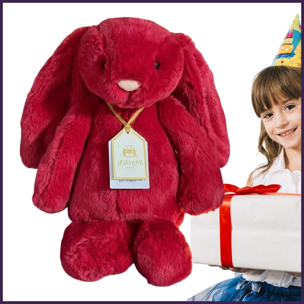 Cho Jellycat Thỏ Đồ Chơi Nhồi Bông Hoạt Hình Sang Trọng Đồ Chơi Bunny Plushie 30cm / 11.8inch Đáng Yêu Nứt Đồ Chơi Nhồi Bông ewoekvn